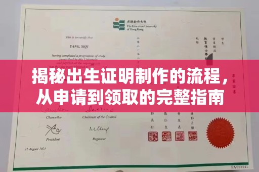 罗山揭秘出生证明制作的流程，从申请到领取的完整指南